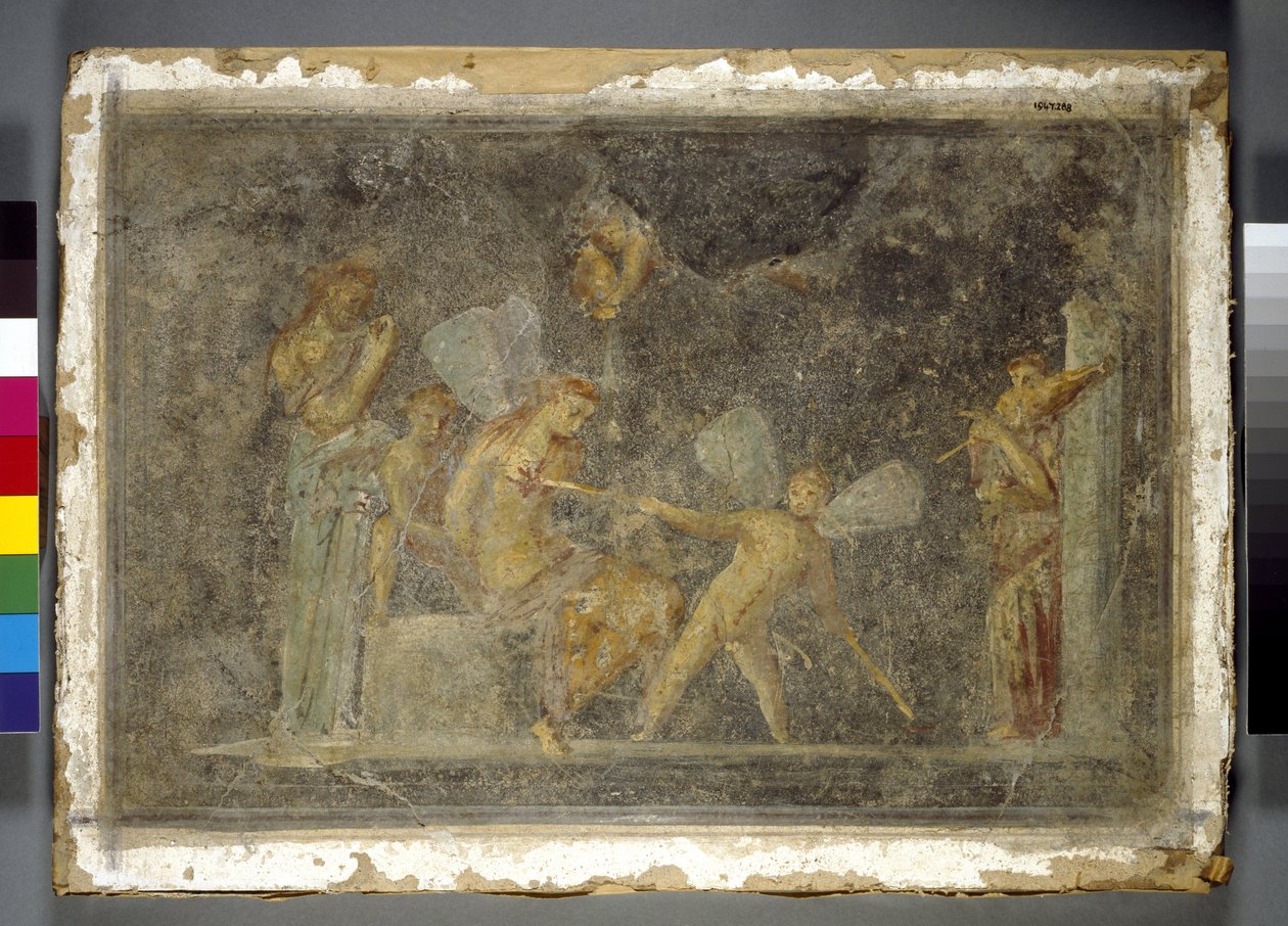 Wall painting, Pompeii, Roman, 1st century by Roman
