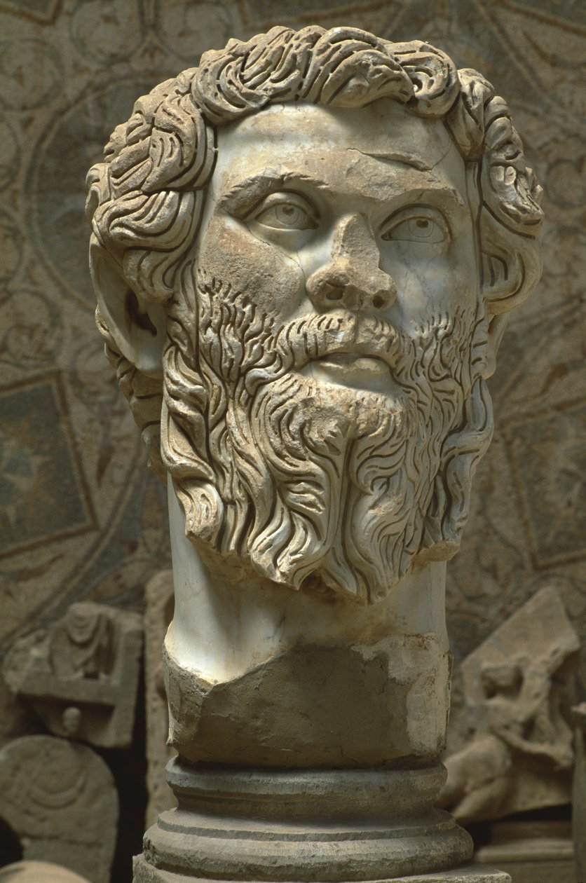 Bust of Septimus Severus (145-211), High Imperial Period (27 BC-395 AD) by Roman Imperial Period