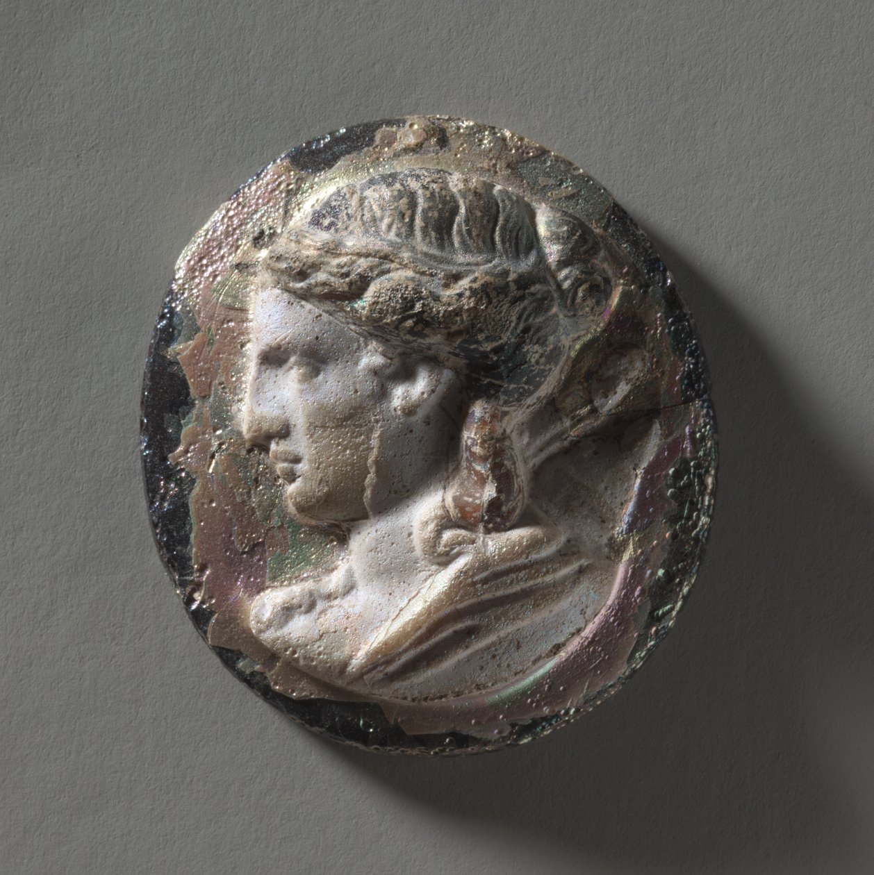 Cameo: Head of Artemis, 100-200 by Roman Imperial Period