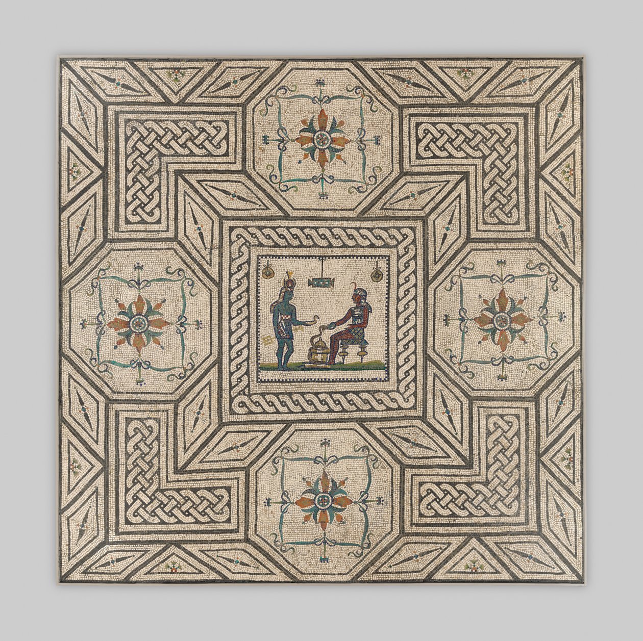 Mosaic Pavement with Egyptianizing Scene, c.130-150 A.D by Roman Imperial Period