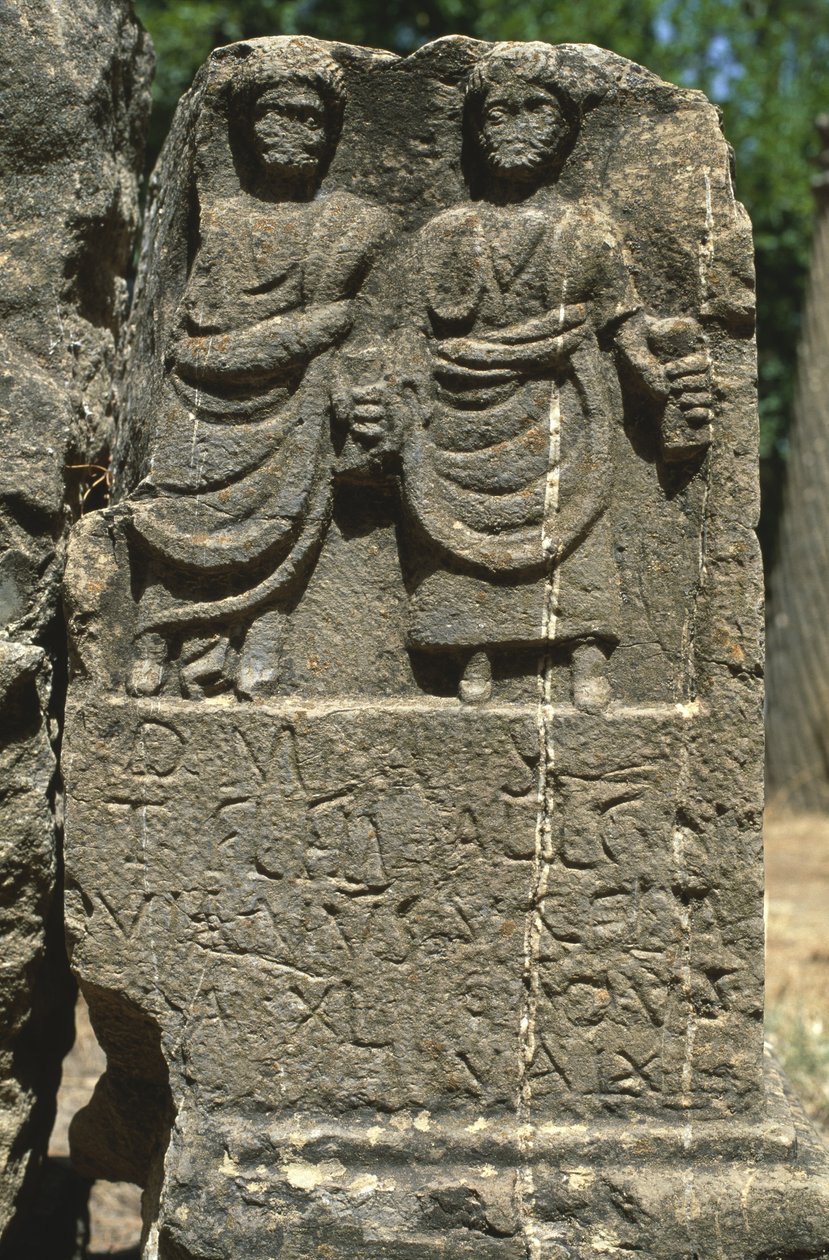 Stela with Two Human Figures by Roman Imperial Period