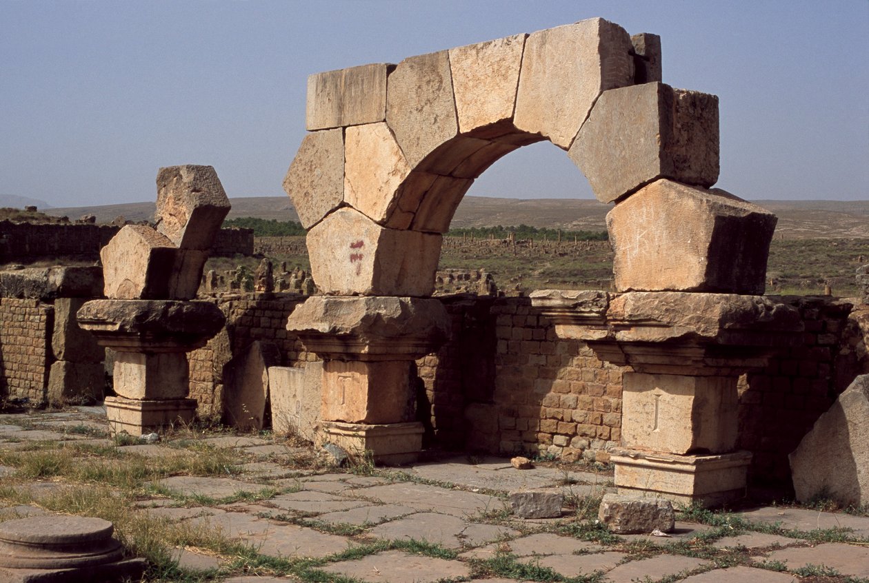 View of Sertius Market, High Imperial Period by Roman Imperial Period