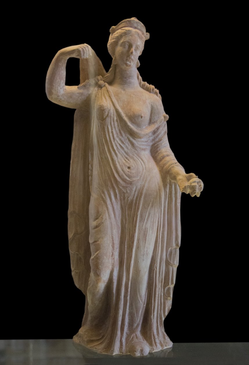 Greek Art: Aphrodite of the Genetrix type (1st century AD), terracotta