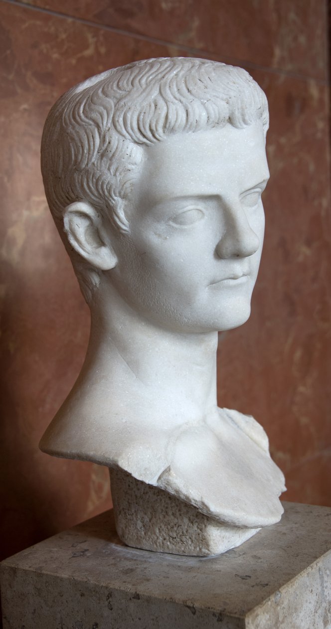 Caligula Head Statue