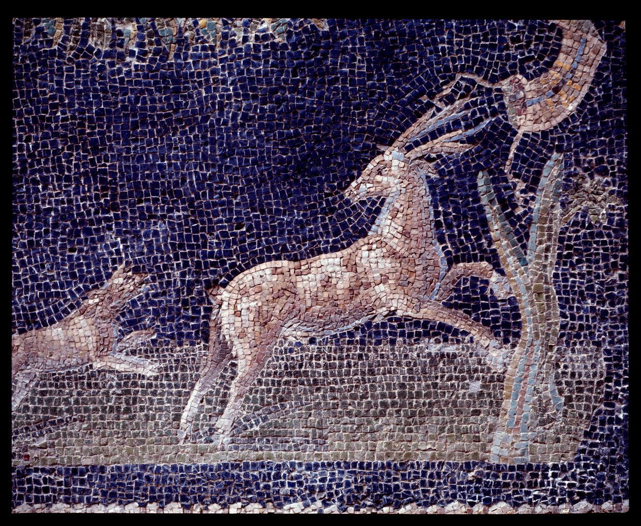 Detail of Wall Mosaics of the Nymphaeum of the Casa di Nettuno e Anfitrite by Roman Roman