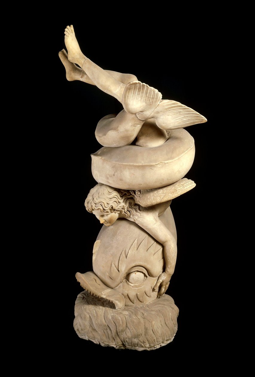 Eros on a Dolphin by Roman Roman