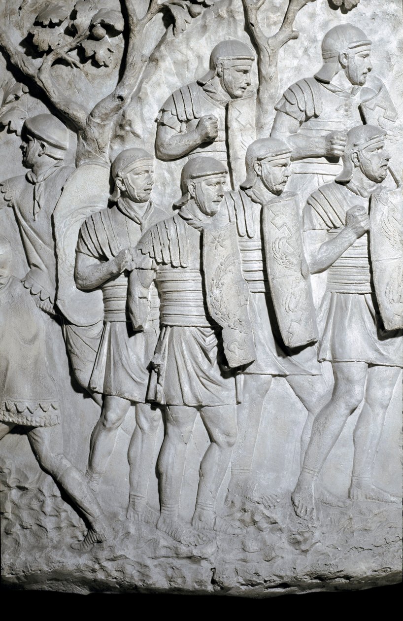Roman Legionaries Ready for Battle by Roman Roman
