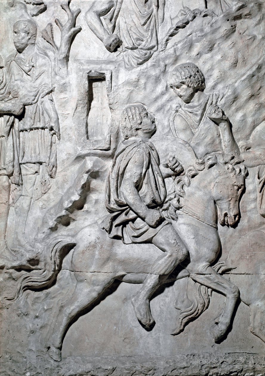 A Numidian Rider, Mould of 1862, Column of Trajan, Rome by Roman Roman