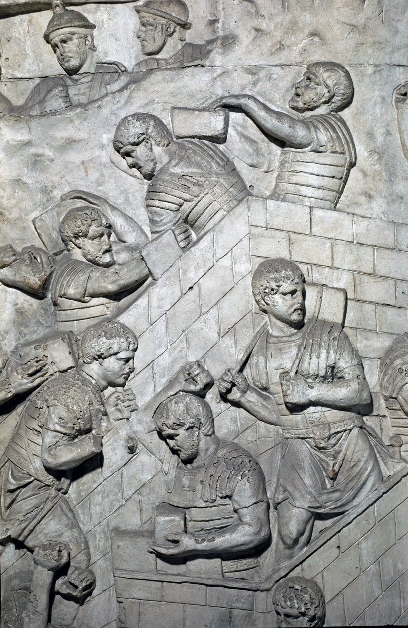 Construction of a Fort in the Roman Encampment (Mould of 1862) by Roman Roman