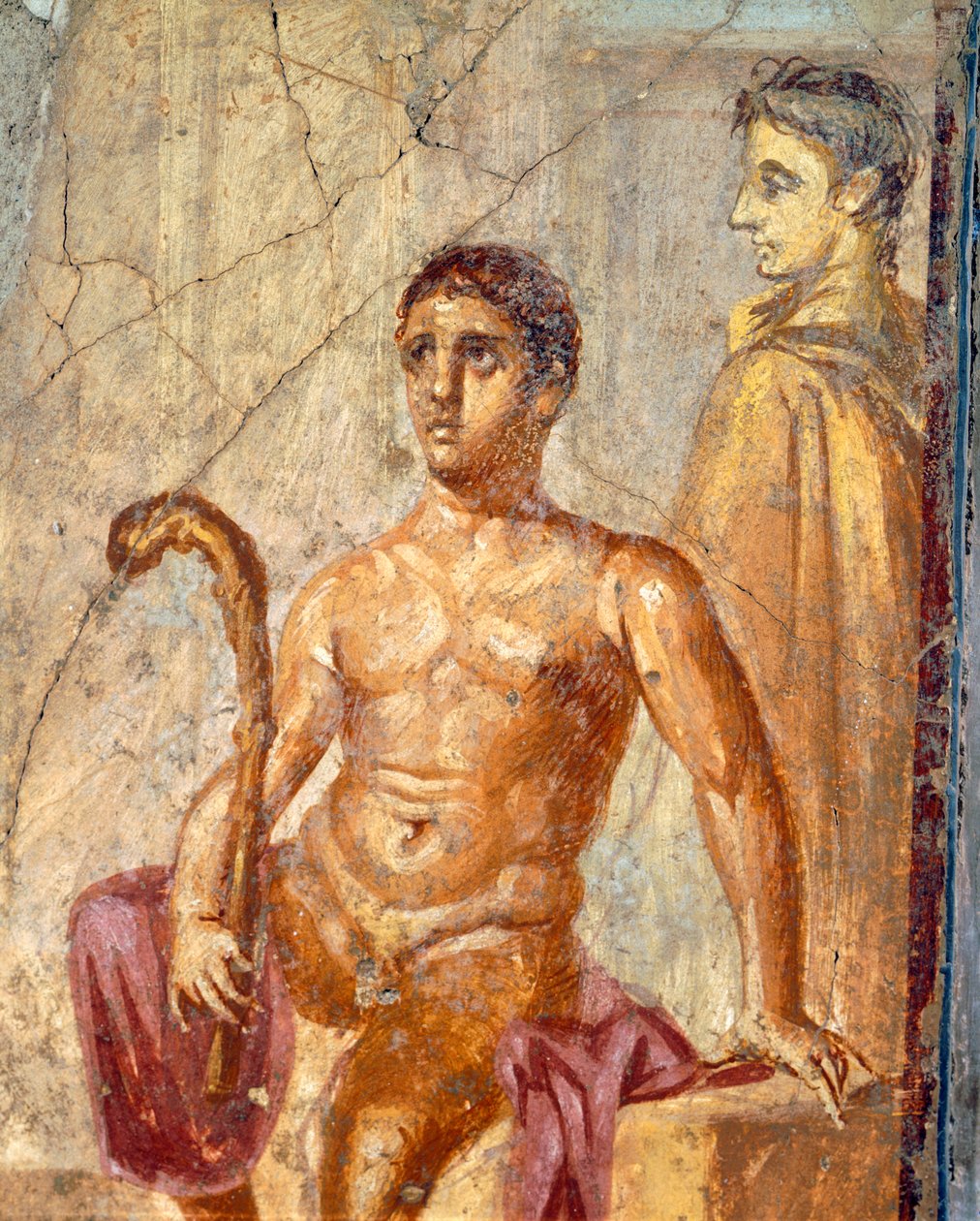 Selene and Endymion, Fresco from House of Centenary, Pompeii, Campania, Roman Civilization by Roman Roman