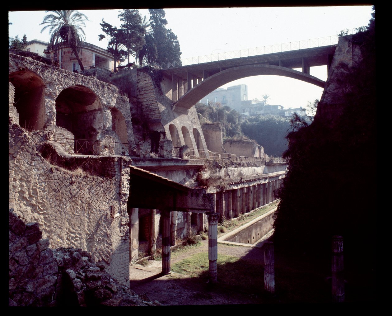 View of the Eastern Zone of Herculaneum by Roman Roman