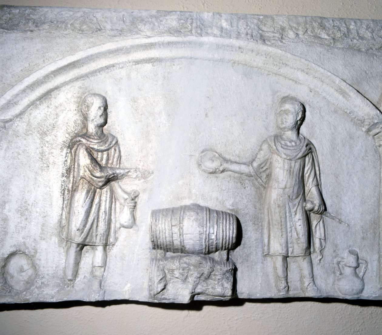 Wine Merchant Sign in Roman Times by Roman Roman