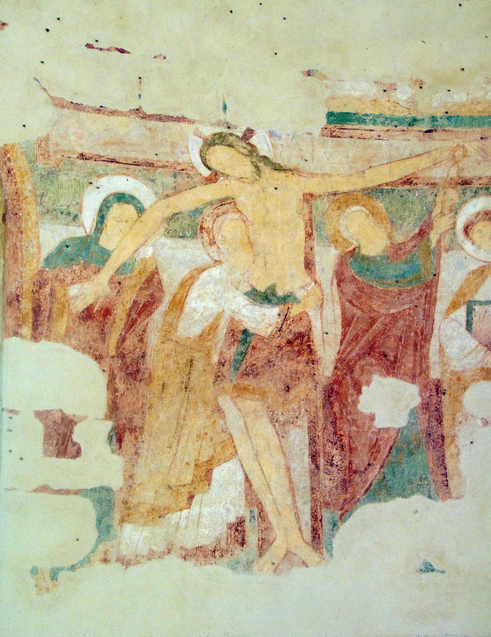 Fresco, Saint-Jean du Liget Chapel, Touraine by Romanesque