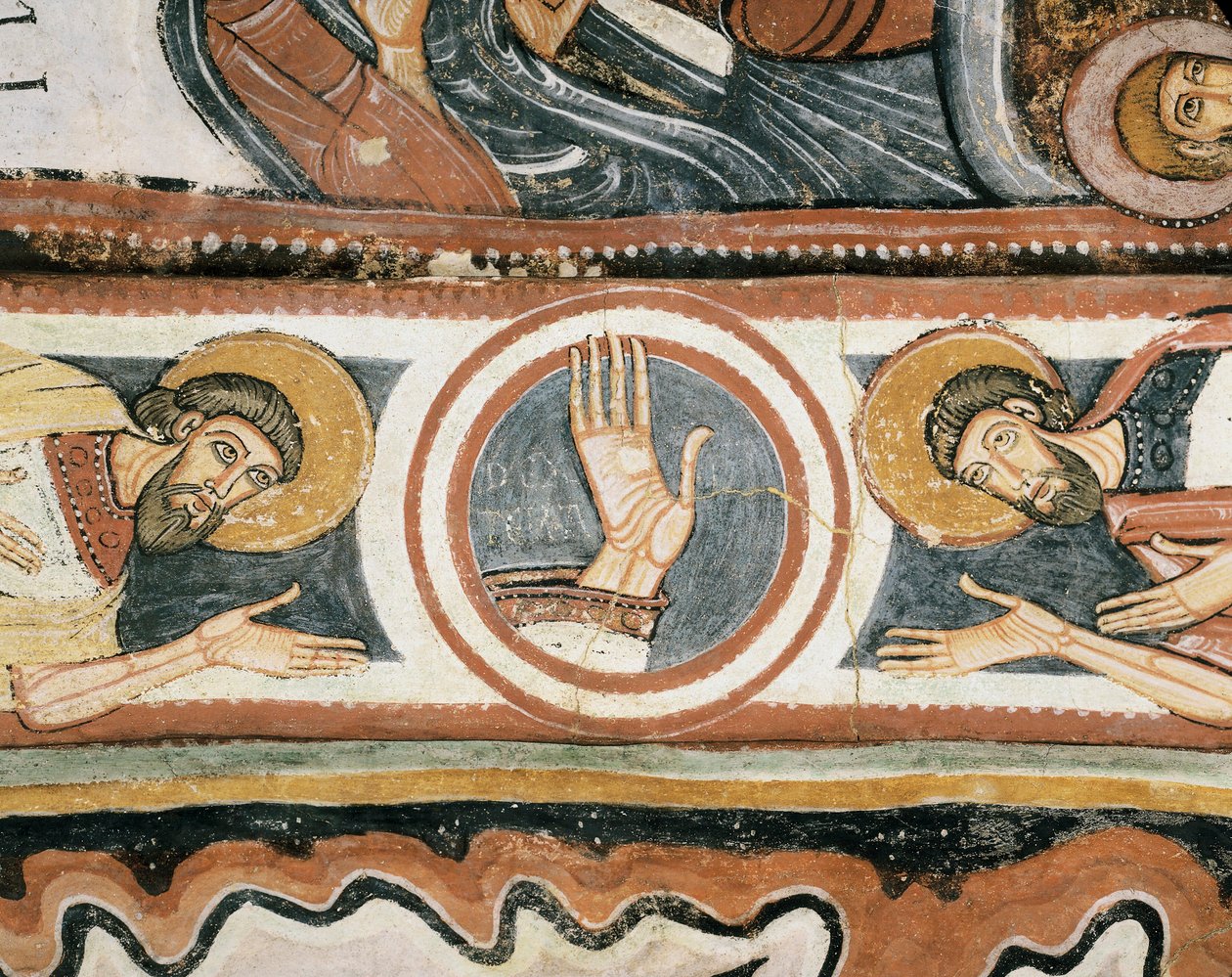 The Right Hand of God and the Patriarchs Elijah and Henoch (Detail) by Romanesque