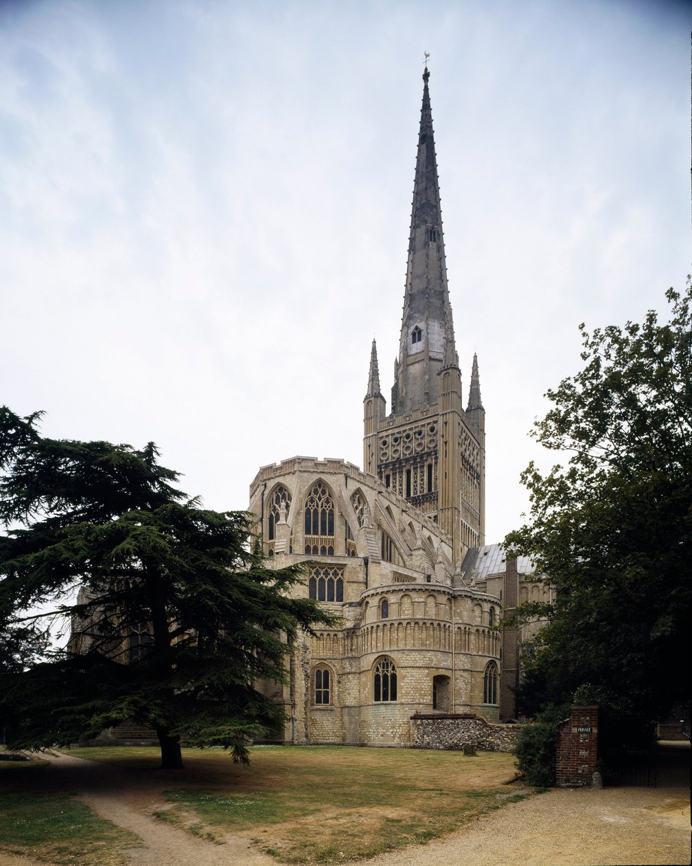 View of the Holy Trinity Cathedral, founded under Herbert de Losinga by Romanesque