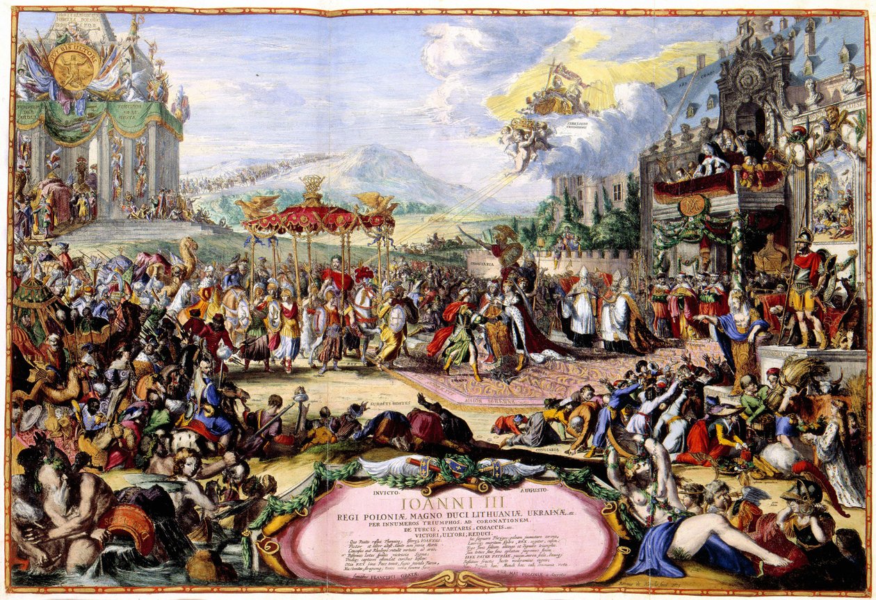 Allegory of King John III Sobieski, 1675 by Romeyn de Hooghe