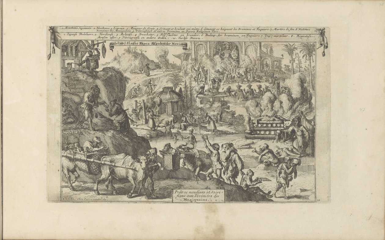Beggars in East and West Indies by Romeyn de Hooghe