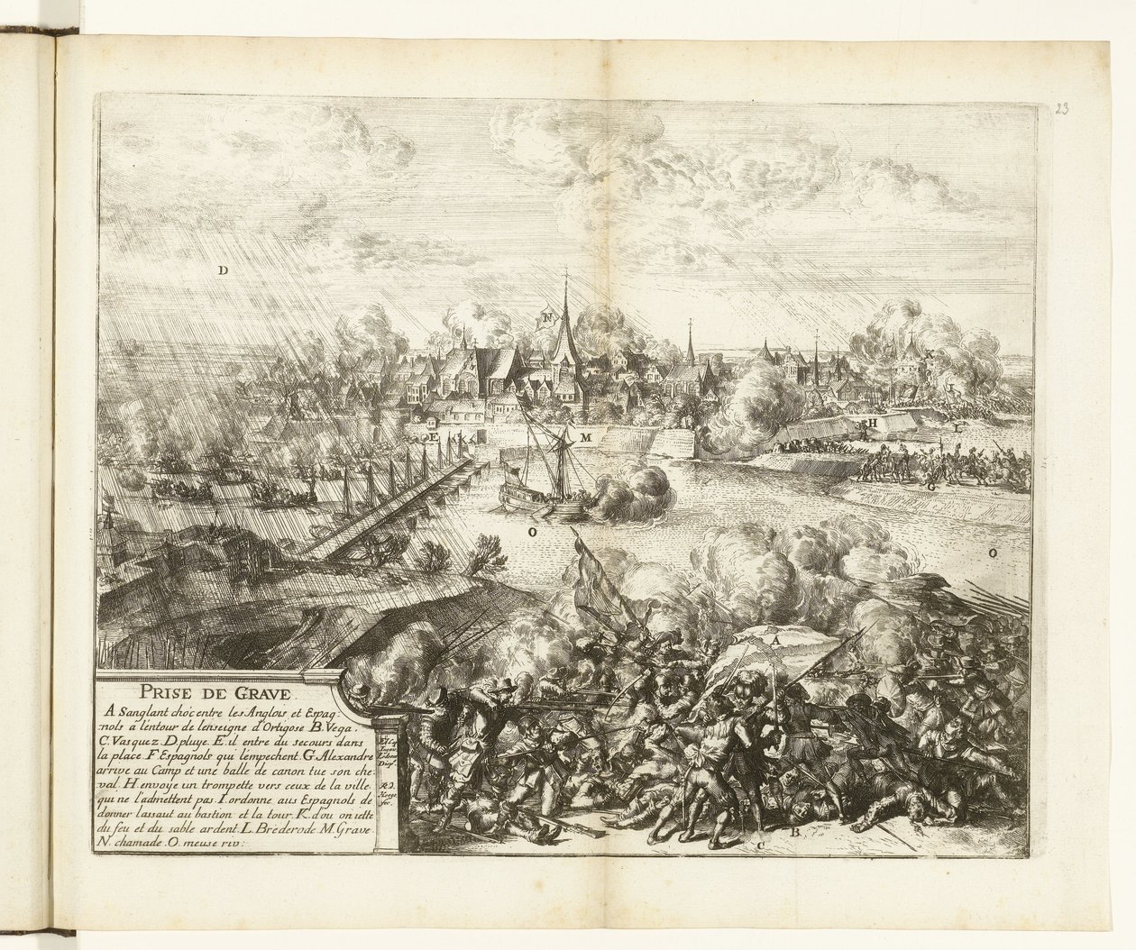 Siege and capture of Grave, 1586 by Romeyn de Hooghe