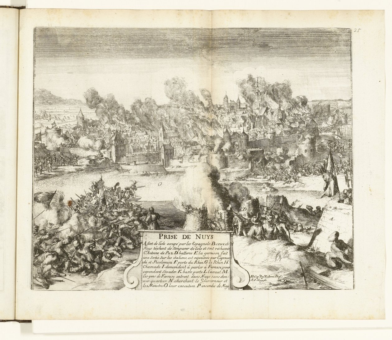 Capture and Plundering of Neuss, 1586 by Romeyn de Hooghe