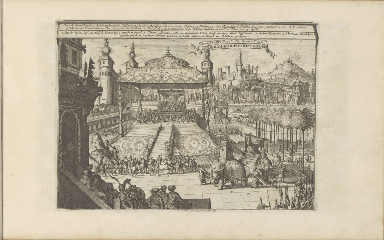 Royal Court in Mongolia by Romeyn de Hooghe