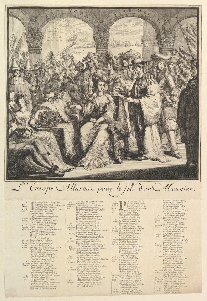 Europe Alarmed by Romeyn de Hooghe