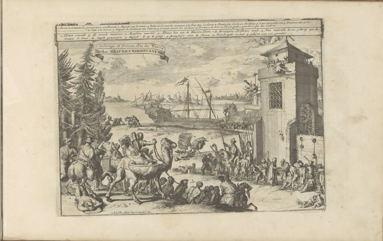 Slaves and Prisoners with the Turks by Romeyn de Hooghe