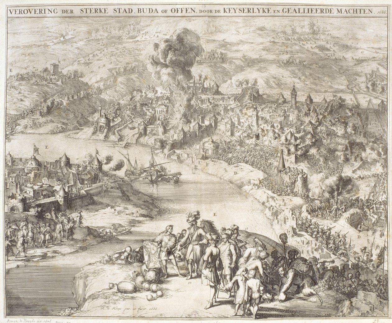 The Siege of Buda in 1541 by Romeyn de Hooghe