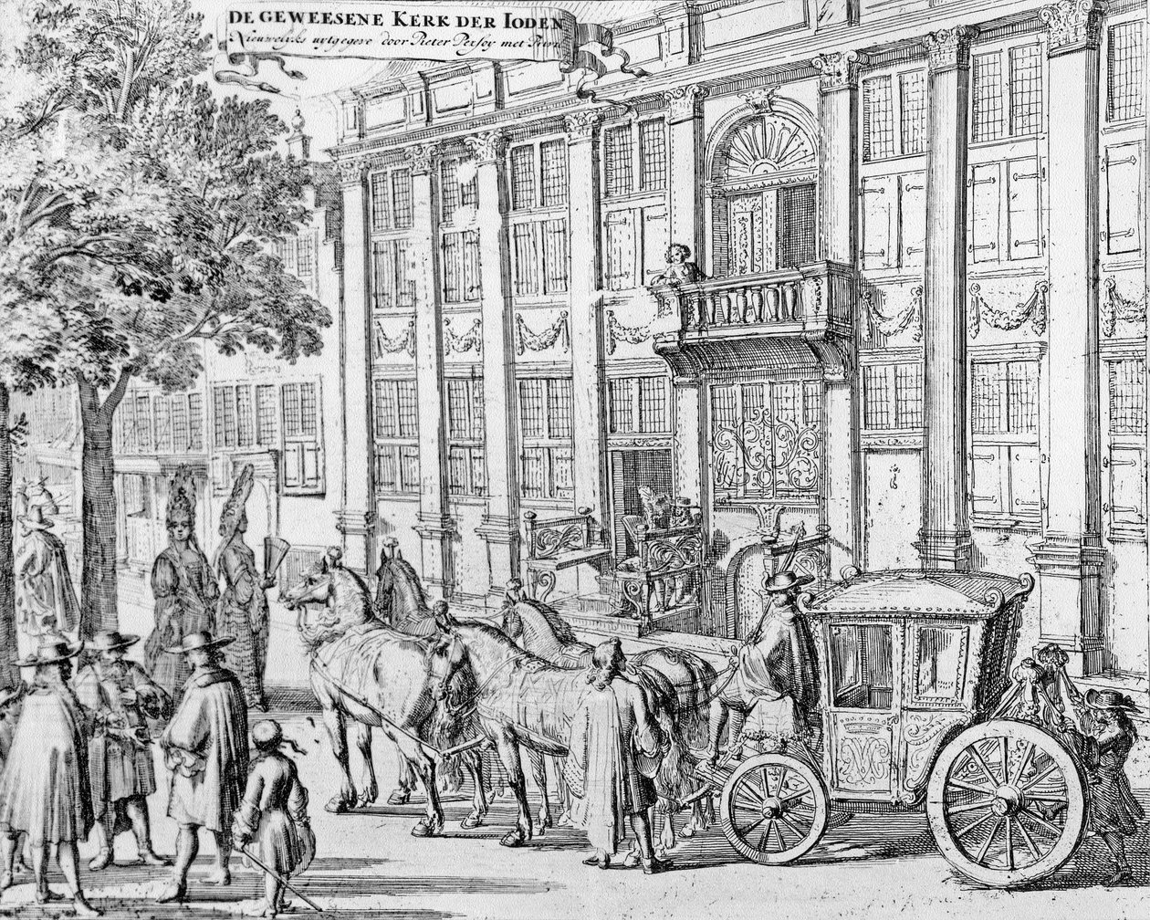 The former Church of the Jews, c.1700 by Romeyn de Hooghe