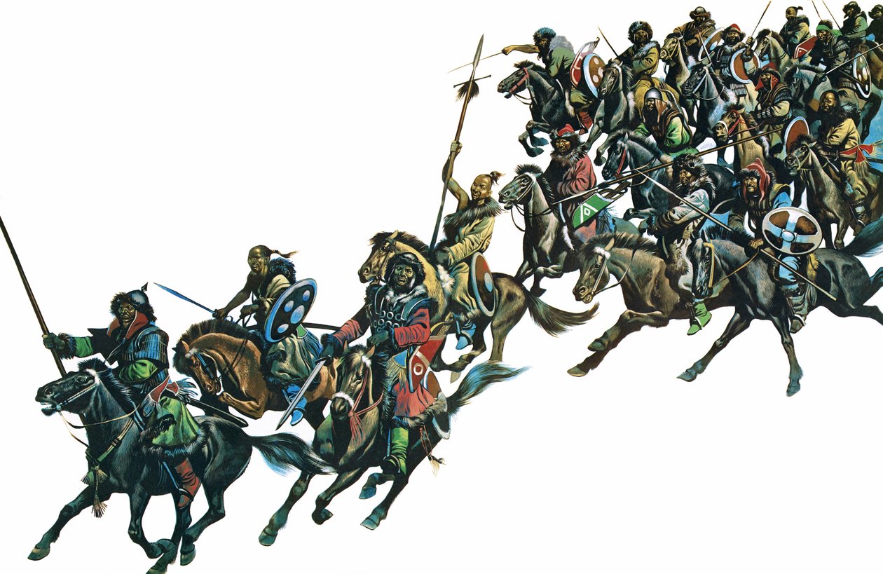 Mongol Warriors by Ron Embleton