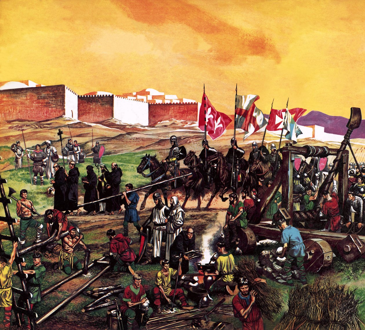 The Crusades. The capture of Jerusalem by Ron Embleton