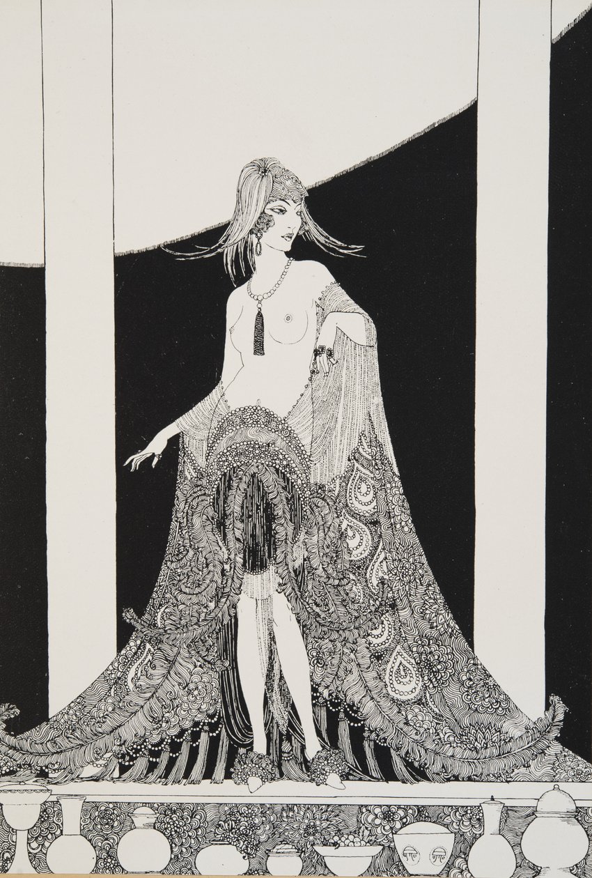 Illustration from Rubáiyát of Omar Khayyam, 1920 by Ronald Balfour