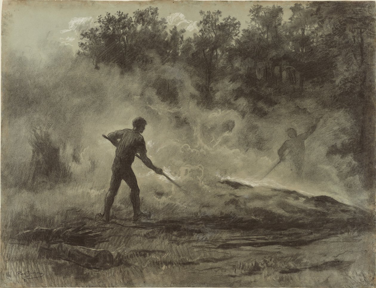 Charcoal Burners by Rosa Bonheur
