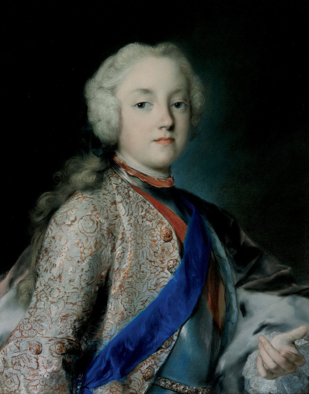 Crown Prince Frederick Christian of Saxony 1722-1763 by Rosalba Giovanna Carriera