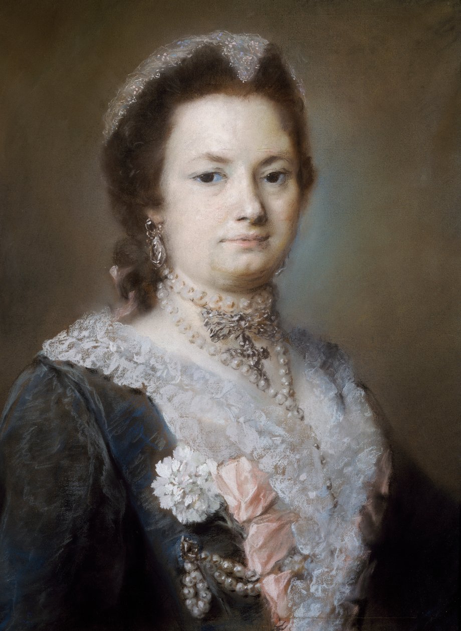 Portrait of a Lady by Rosalba Giovanna Carriera