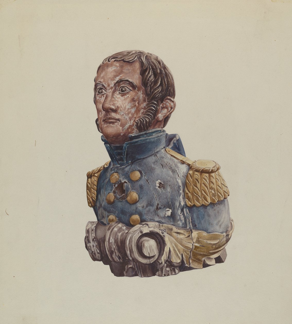 Figurehead: Naval Officer by Rosamond P. Gray