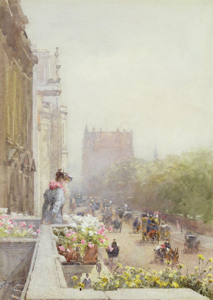 Piccadilly in June, 1892 by Rose Maynard Barton