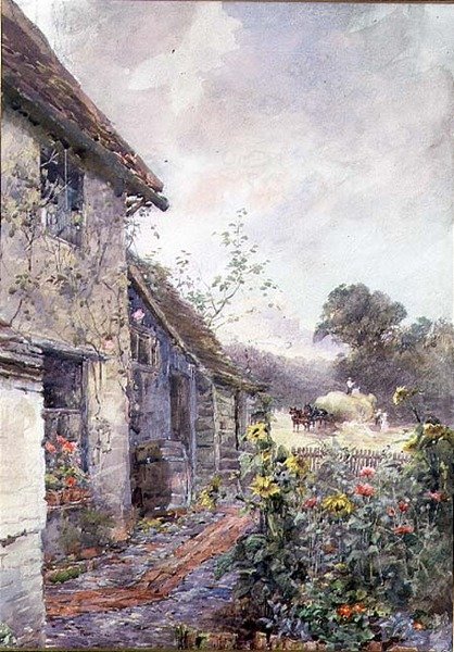 The Haycart Approaches by Rose Maynard Barton