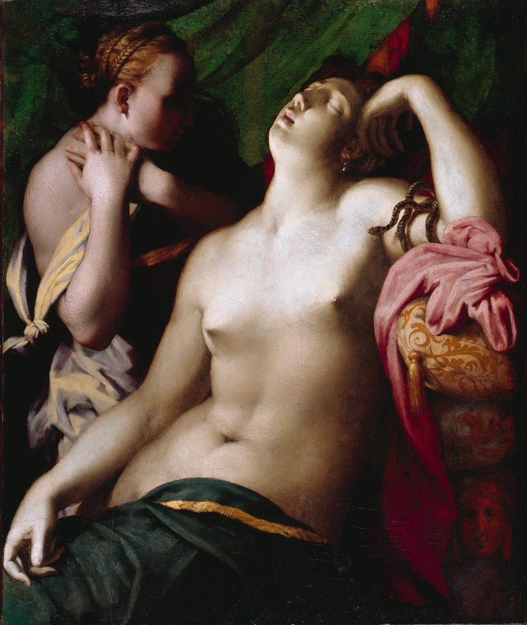 The Death of Cleopatra by Rosso Fiorentino