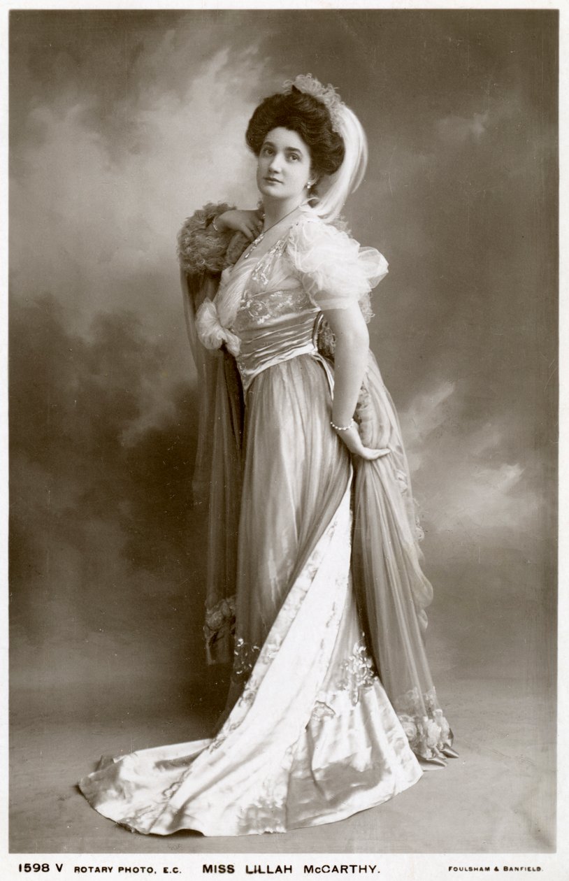 Lillah McCarthy, British actress and theatrical manager, c1900s by Rotary Photo