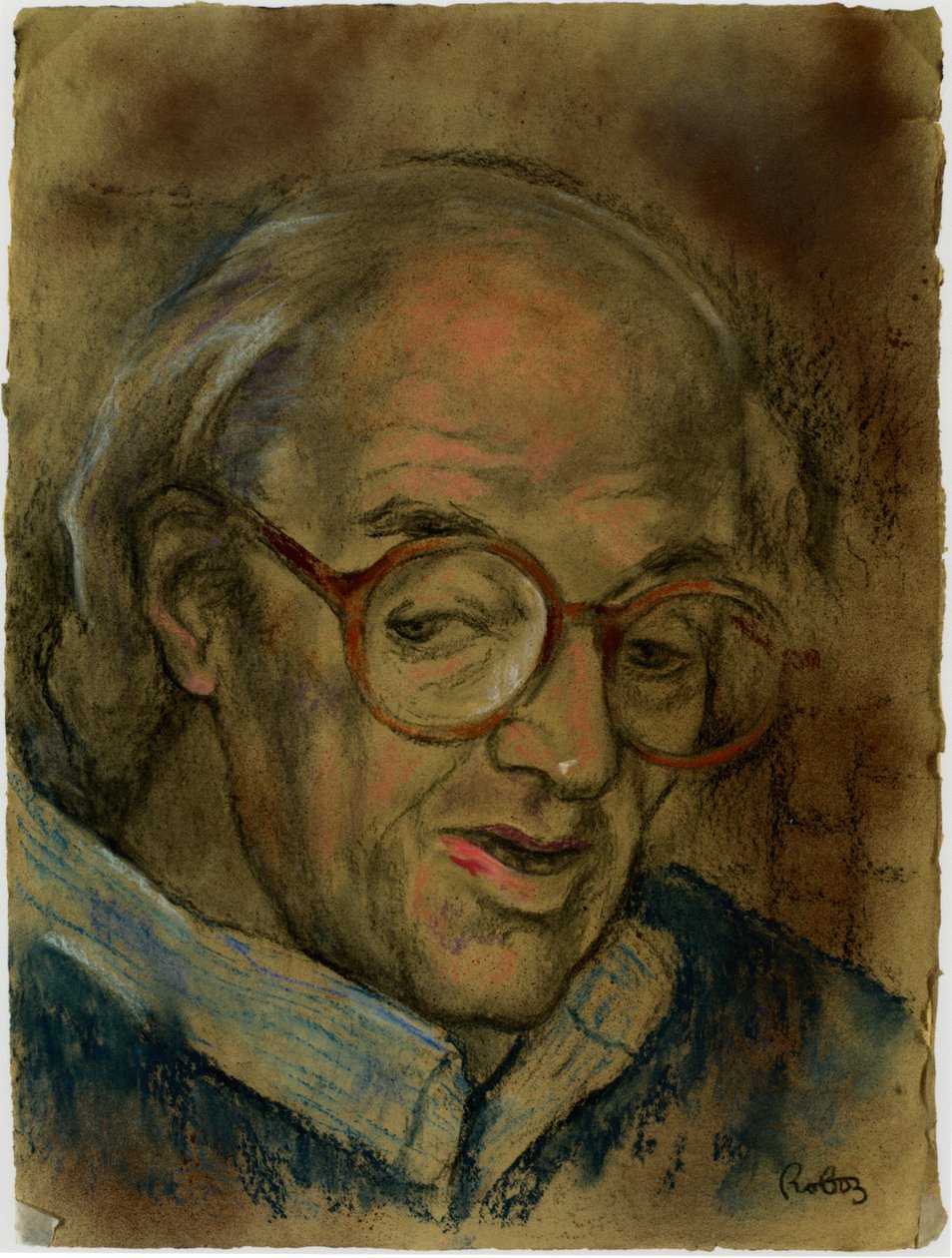 Sir John Mortimer by Rudolf Eichstaedt
