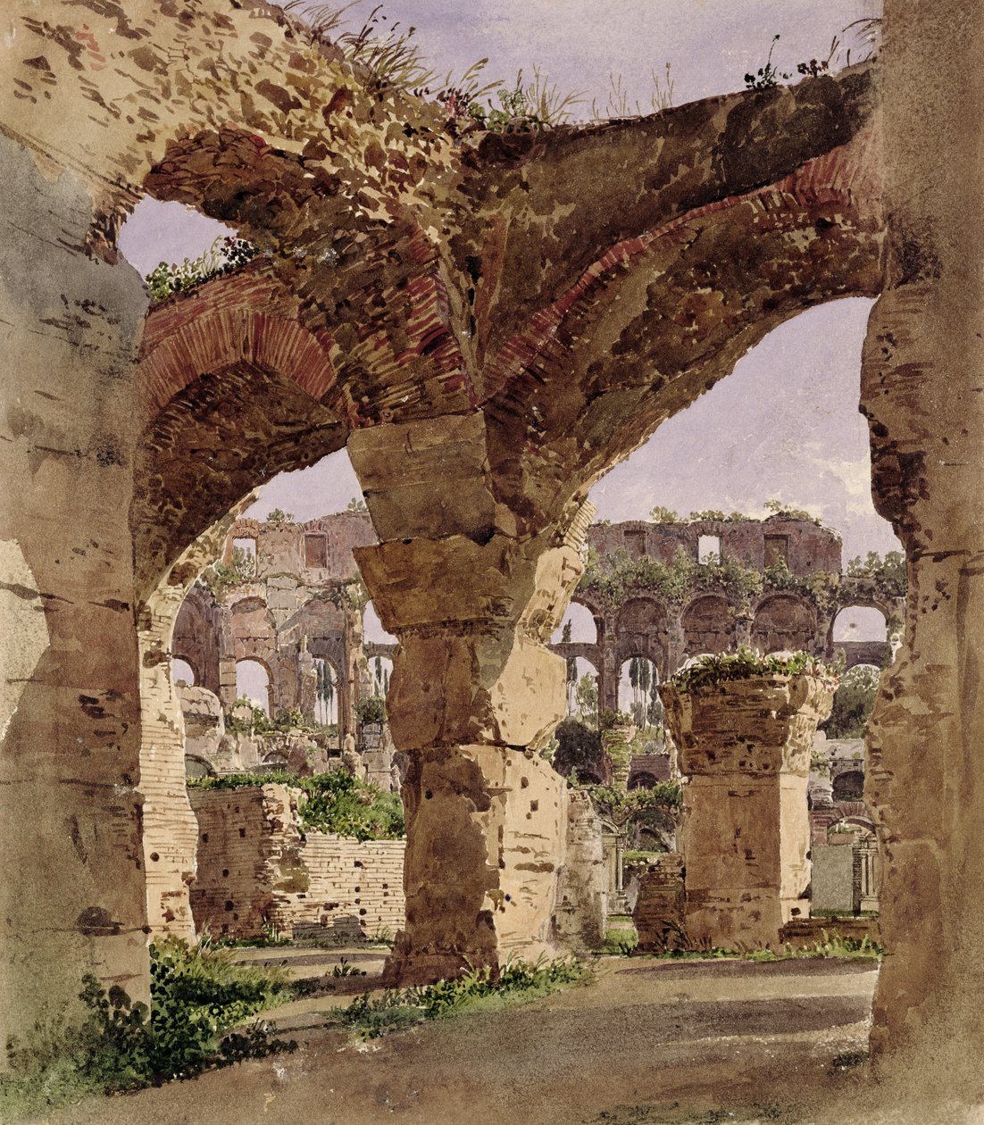The Colosseum, Rome, 1835 by Rudolf von Alt