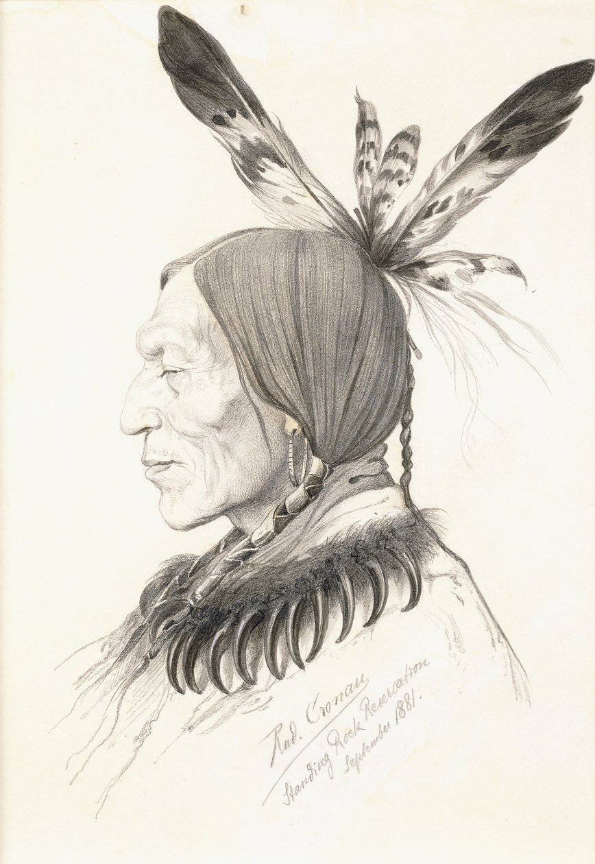 Heu-Topa, Four Horns or Jagoo, The Storyteller, Chief of the Hunkpapa Sioux by Rudolf Cronau