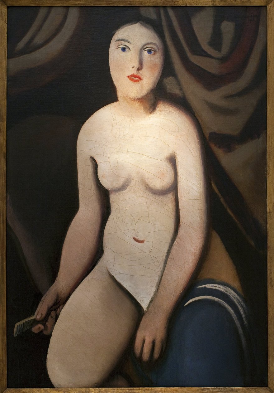 In front of the mirror by Rudolf Kremlicka