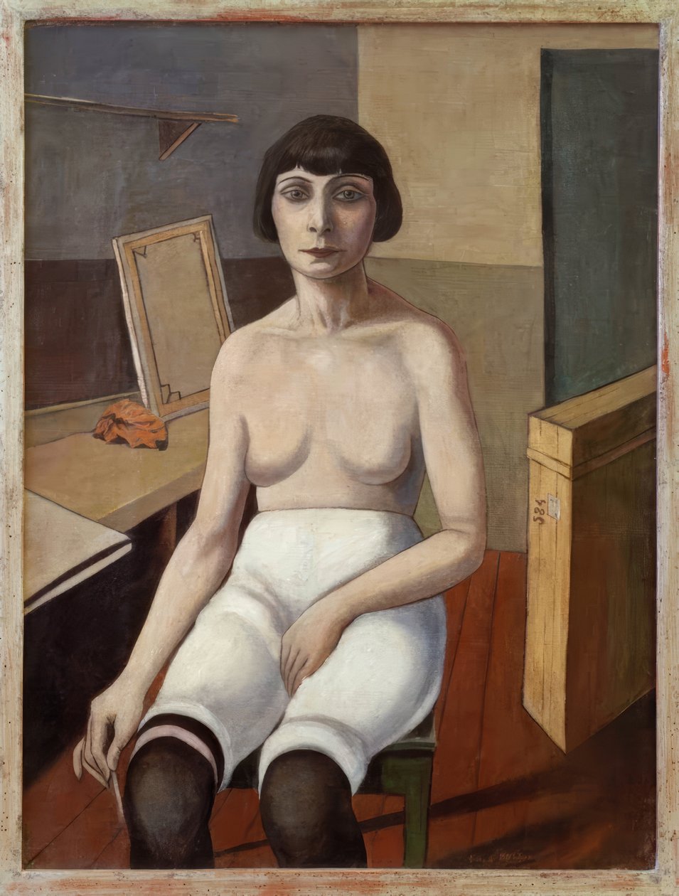 Seated Jenny by Rudolf Schlichter
