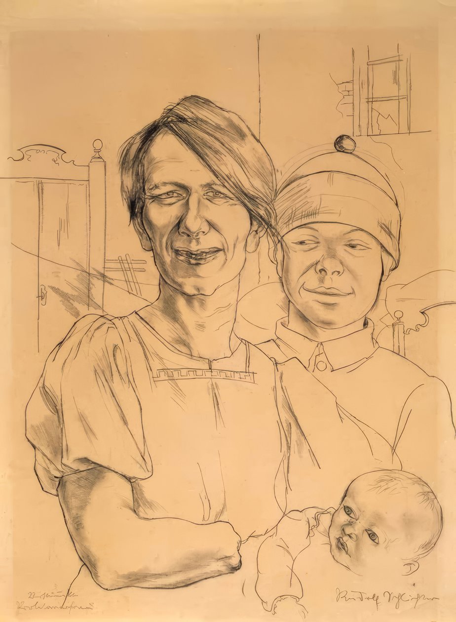 Mutilated Proletarian Woman by Rudolf Schlichter