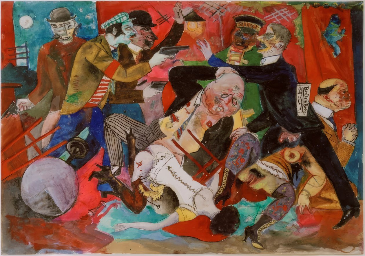 Raid in the Brothel by Rudolf Schlichter