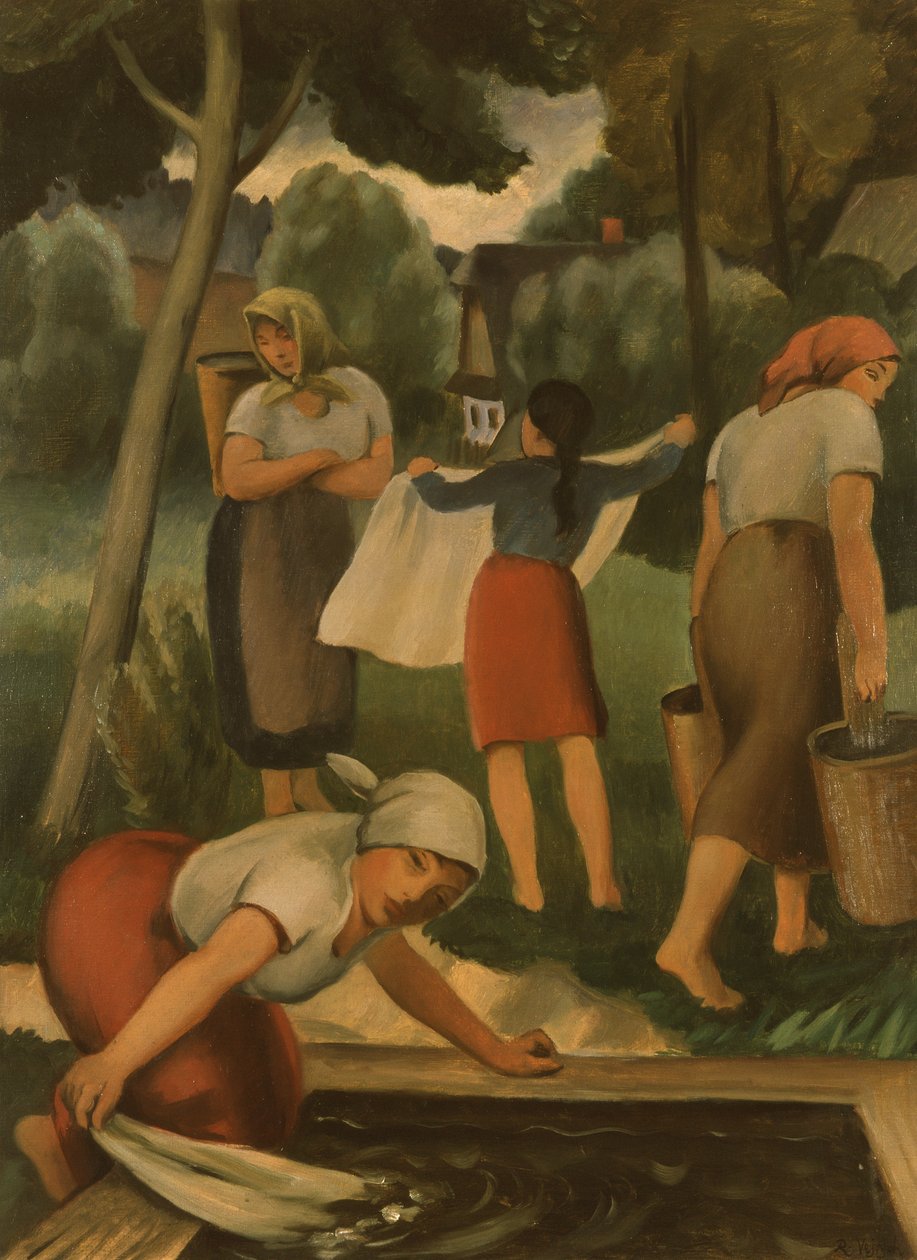 Laundry Maids by Rudolf Vejrych