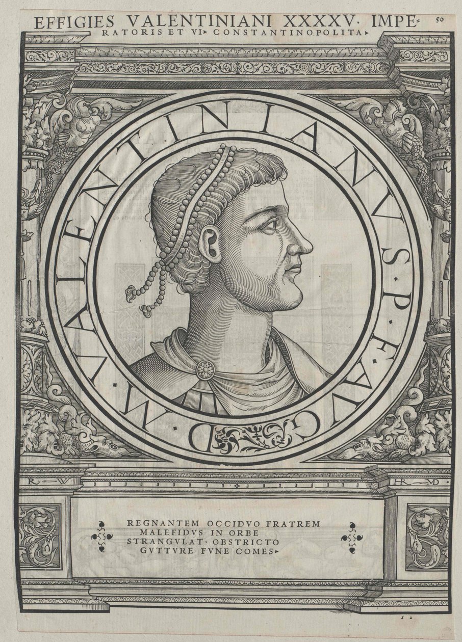 Emperor Valentinian II by Rudolph Wyssenbach