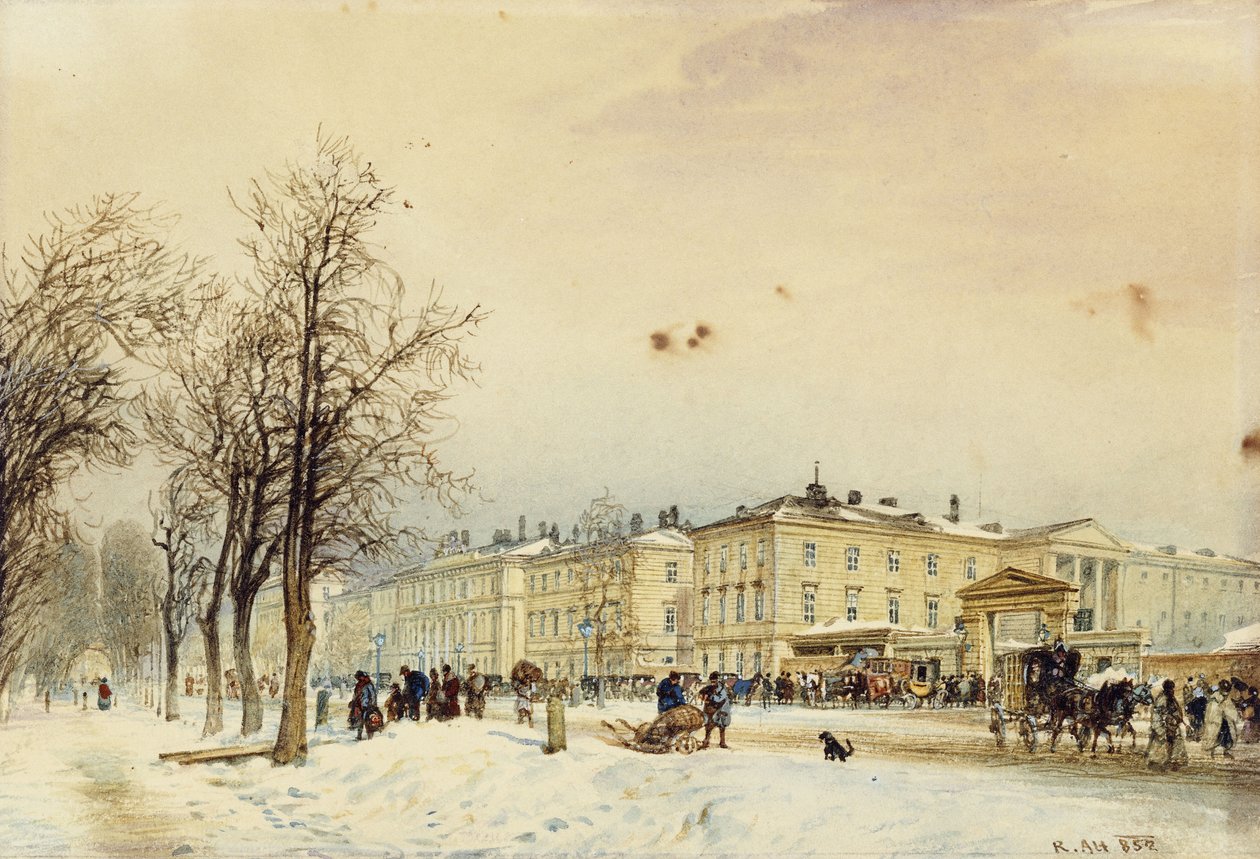 The North Station, Vienna by Rudolf von Alt