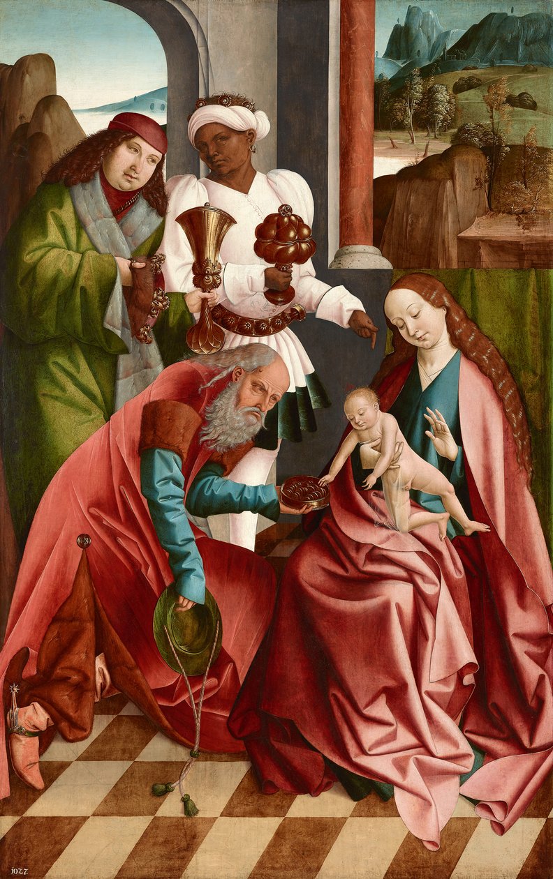 Adoration of the Magi by Rueland Frueauf d. Ä.